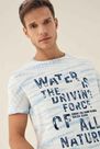Salsa Jeans - White Cotton t-shirt with print Salsa Jeans - White Cotton t-shirt with print