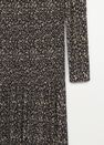 Mango - Black Ruffled floral print dress Mango - Black Ruffled floral print dress