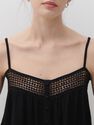 Reserved - Black Viscose Top, Women Reserved - Black Viscose Top, Women