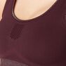 DOMYOS - Extra Small Seamless Long Dynamic Yoga Sports Bra, Black DOMYOS - Extra Small Seamless Long Dynamic Yoga Sports Bra, Black