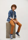 Mango - medium yellow Slim-fit cotton trousers Mango - medium yellow Slim-fit cotton trousers