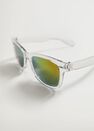 Mango - Grey Clear Frame Sunglasses, Kids Boy Mango - Grey Clear Frame Sunglasses, Kids Boy