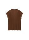 Mango - brown Pleated top Mango - brown Pleated top
