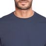 NYAMBA - Extra Large 500 Regular-Fit Pilates & Gentle Gym T-Shirt, Navy Blue NYAMBA - Extra Large 500 Regular-Fit Pilates & Gentle Gym T-Shirt, Navy Blue