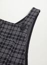 Mango - black Long check jumpsuit Mango - black Long check jumpsuit