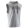 DOMYOS - Boxing hooded tank top - grey DOMYOS - Boxing hooded tank top - grey