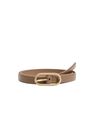 Mango - Lt-Pastel Brown Metal Buckle Belt, Women Mango - Lt-Pastel Brown Metal Buckle Belt, Women