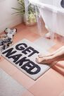 Urban Outfitters - Black & White Get Naked Bath Mat Urban Outfitters - Black & White Get Naked Bath Mat