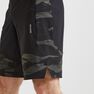 DOMYOS - Small FST 500 Cardio Fitness Shorts AOP, Black DOMYOS - Small FST 500 Cardio Fitness Shorts AOP, Black