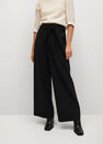 Mango - black Belt palazzo trousers Mango - black Belt palazzo trousers