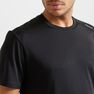 DOMYOS - 2XL Technical Fitness T-Shirt 100 - Mottled, Steel Grey DOMYOS - 2XL Technical Fitness T-Shirt 100 - Mottled, Steel Grey