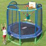 LITTLE TIKES - Little Tikes 10 Feet Sports Trampoline With Basket Ball Hoop LITTLE TIKES - Little Tikes 10 Feet Sports Trampoline With Basket Ball Hoop