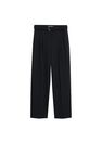Mango - black Pleat detail trousers Mango - black Pleat detail trousers