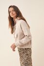 Salsa Jeans - Beige Cotton sweater with pocket Salsa Jeans - Beige Cotton sweater with pocket