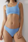 Urban Outfitters - Dark Blue Out From Under Markie Seamless Ribbed Thong Urban Outfitters - Dark Blue Out From Under Markie Seamless Ribbed Thong