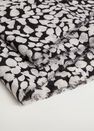 Mango - black Frayed edge scarf, Women Mango - black Frayed edge scarf, Women