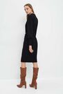 Mohito - Waist Tie Knitted Dress - Black Mohito - Waist Tie Knitted Dress - Black