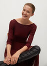 Mango - dark red Pleated skirt dress Mango - dark red Pleated skirt dress