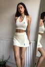 Urban Outfitters - White Fila UO Exclusive Ribbed Velour Halterneck Tennis, Women Urban Outfitters - White Fila UO Exclusive Ribbed Velour Halterneck Tennis, Women