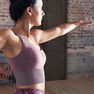 DOMYOS - Extra Large Seamless Long Dynamic Yoga Sports Bra, Dark Petrol Blue DOMYOS - Extra Large Seamless Long Dynamic Yoga Sports Bra, Dark Petrol Blue