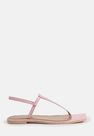 Missguided - Pink T Bar Flat Sandals Missguided - Pink T Bar Flat Sandals