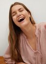 Mango - pink Metallic details blouse Mango - pink Metallic details blouse