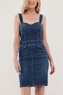 Salsa Jeans - Blue Denim Overall Dress Salsa Jeans - Blue Denim Overall Dress