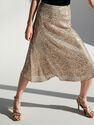 Reserved - Golden Sequin Skirt, Women Reserved - Golden Sequin Skirt, Women