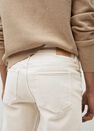 Mango - Light Beige Stretch Cotton Denim Shorts, Men Mango - Light Beige Stretch Cotton Denim Shorts, Men