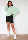 Missguided - Premium Mint Knitted Boyfriend Hoodie Missguided - Premium Mint Knitted Boyfriend Hoodie