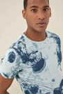 Salsa Jeans - Blue Jellyfish print dyed t-shirt Salsa Jeans - Blue Jellyfish print dyed t-shirt