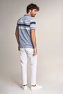 Salsa Jeans - Blue Regular fit polo shirt with stripes on chest Salsa Jeans - Blue Regular fit polo shirt with stripes on chest