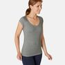 NYAMBA - XS Women's Slim T-Shirt 500 - Navy Blue NYAMBA - XS Women's Slim T-Shirt 500 - Navy Blue