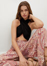 Mango - Red Flowy Printed Trousers, Women Mango - Red Flowy Printed Trousers, Women