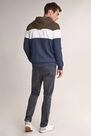 Salsa Jeans - Blue Reversible jacket with zip and colour strip Salsa Jeans - Blue Reversible jacket with zip and colour strip