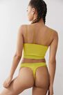 Urban Outfitters - Yellow Out From Under Markie Seamless Ribbed Thong, Women Urban Outfitters - Yellow Out From Under Markie Seamless Ribbed Thong, Women