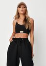 Missguided - Black Oversized 90S Joggers Missguided - Black Oversized 90S Joggers