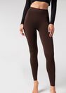 Calzedonia - Dark Brown Women's Super Opaque Microfibre Leggings Calzedonia - Dark Brown Women's Super Opaque Microfibre Leggings