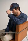 Salsa Jeans - Blue Denim branded cap Salsa Jeans - Blue Denim branded cap
