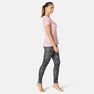 NYAMBA - W35 L31 Fit+ 500 Women's Slim-Fit Stretching Leggings AOP, Black NYAMBA - W35 L31 Fit+ 500 Women's Slim-Fit Stretching Leggings AOP, Black