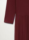 Mango - dark red Pleated skirt dress Mango - dark red Pleated skirt dress