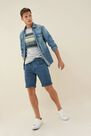 Salsa Jeans - Blue Brandon loose mesh shorts Salsa Jeans - Blue Brandon loose mesh shorts