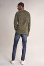 Salsa Jeans - Green Sweater with allover leaf print Salsa Jeans - Green Sweater with allover leaf print