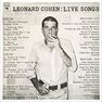 COLUMBIA - Leonard Cohen - Live Songs | Leonard Cohen COLUMBIA - Leonard Cohen - Live Songs | Leonard Cohen