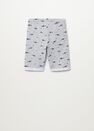 Mango - medium grey Printed organic cotton bermuda shorts Mango - medium grey Printed organic cotton bermuda shorts