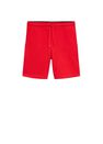 Mango - red Organic cotton jogging Bermuda shorts Mango - red Organic cotton jogging Bermuda shorts