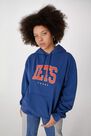 Urban Outfitters - Navy Iets Frans'.. Applique Varsity Hoodie Urban Outfitters - Navy Iets Frans'.. Applique Varsity Hoodie