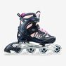 OXELO - EU 35-38 Fit 5 Kids' Inline Fitness Skates, Pebble Grey OXELO - EU 35-38 Fit 5 Kids' Inline Fitness Skates, Pebble Grey