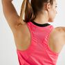 DOMYOS - S/M Energy Women's Printed Cardio Fitness Tank Top - Asphalt Blue DOMYOS - S/M Energy Women's Printed Cardio Fitness Tank Top - Asphalt Blue