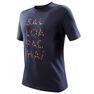 QUECHUA - XXL Techtil 100 Short-Sleeved Hiking T-Shirt - Mottled - Navy Blue QUECHUA - XXL Techtil 100 Short-Sleeved Hiking T-Shirt - Mottled - Navy Blue